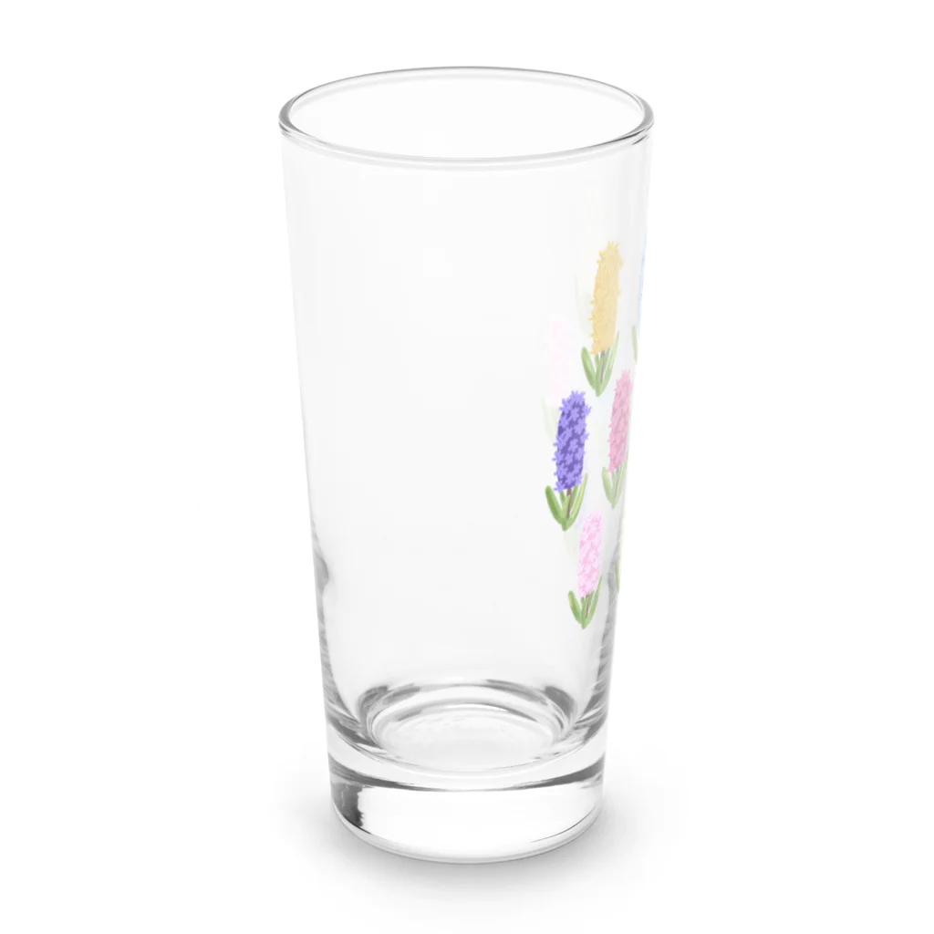 アトリエ猫田：猫田アスカのヒヤシンスに紛れる子 Long Sized Water Glass :left