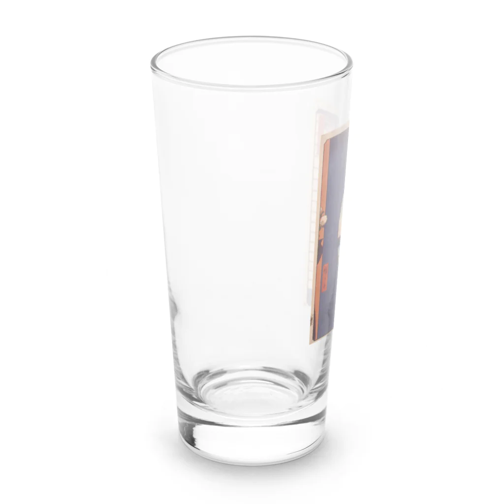 ゆるい美術品の名所江戸百景グッズ Long Sized Water Glass :left