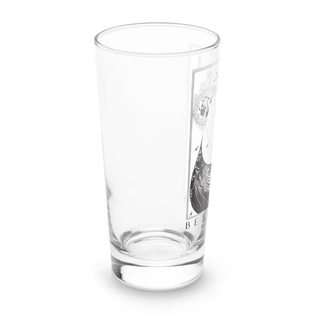 Hungry Freaksのビアズリー「孔雀のスカート」 Long Sized Water Glass :left