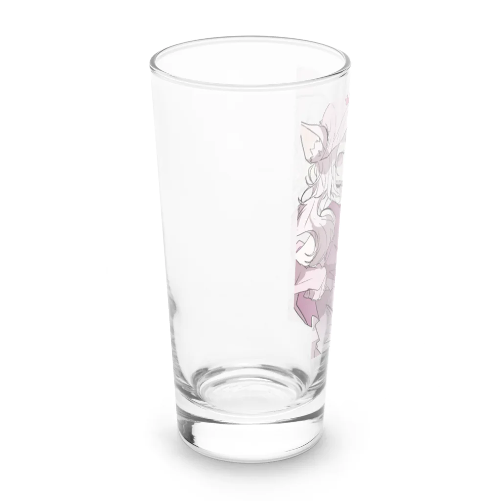 blossomのケモミミツインテ少女 Long Sized Water Glass :left