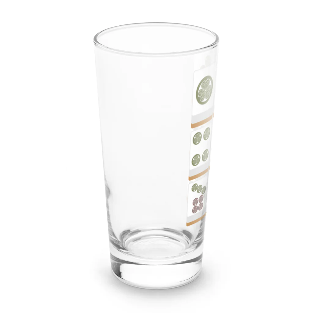 キッズモード某の葵のピンズ ( 架空麻雀牌シリーズ) Long Sized Water Glass :left