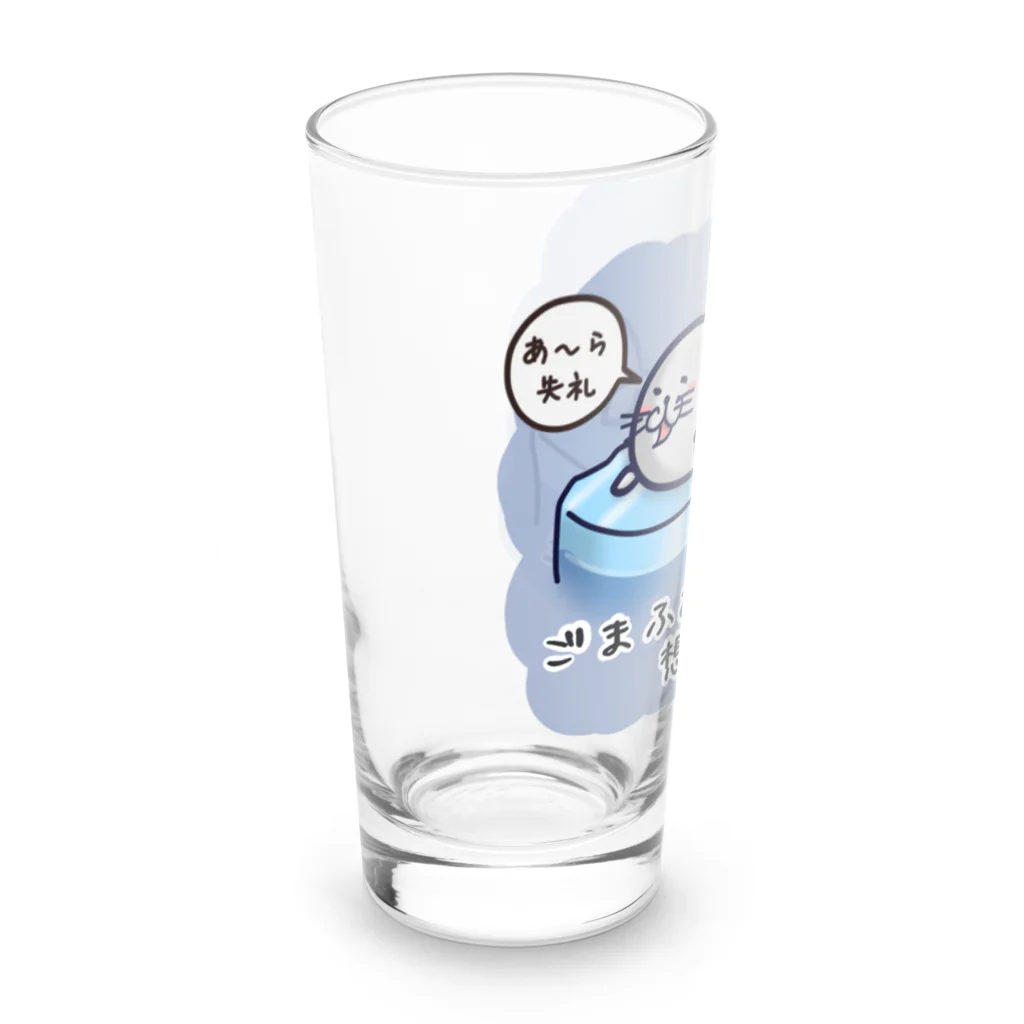 ひよこ男爵とまだむにゃんのごまふあざらにゃん Long Sized Water Glass :left