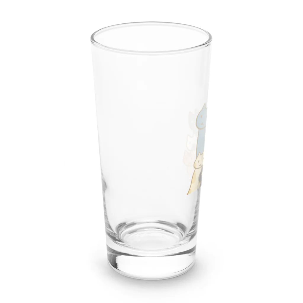 アトリエかののにゃんこ大集合 Long Sized Water Glass :left