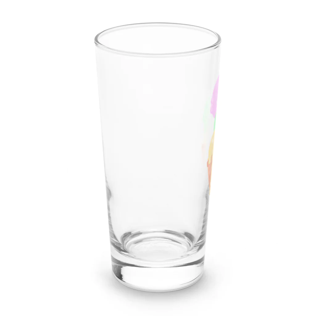 きらきら がーるずのアイス3段重！！！ Long Sized Water Glass :left