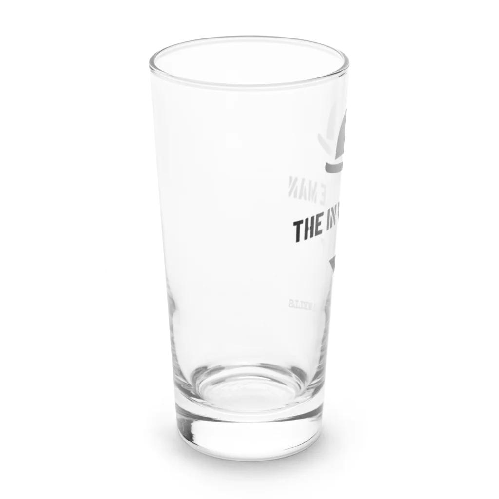 文豪館の透明人間（The Invisible Man）H.G.ウェルズ・文豪・文学 Long Sized Water Glass :left