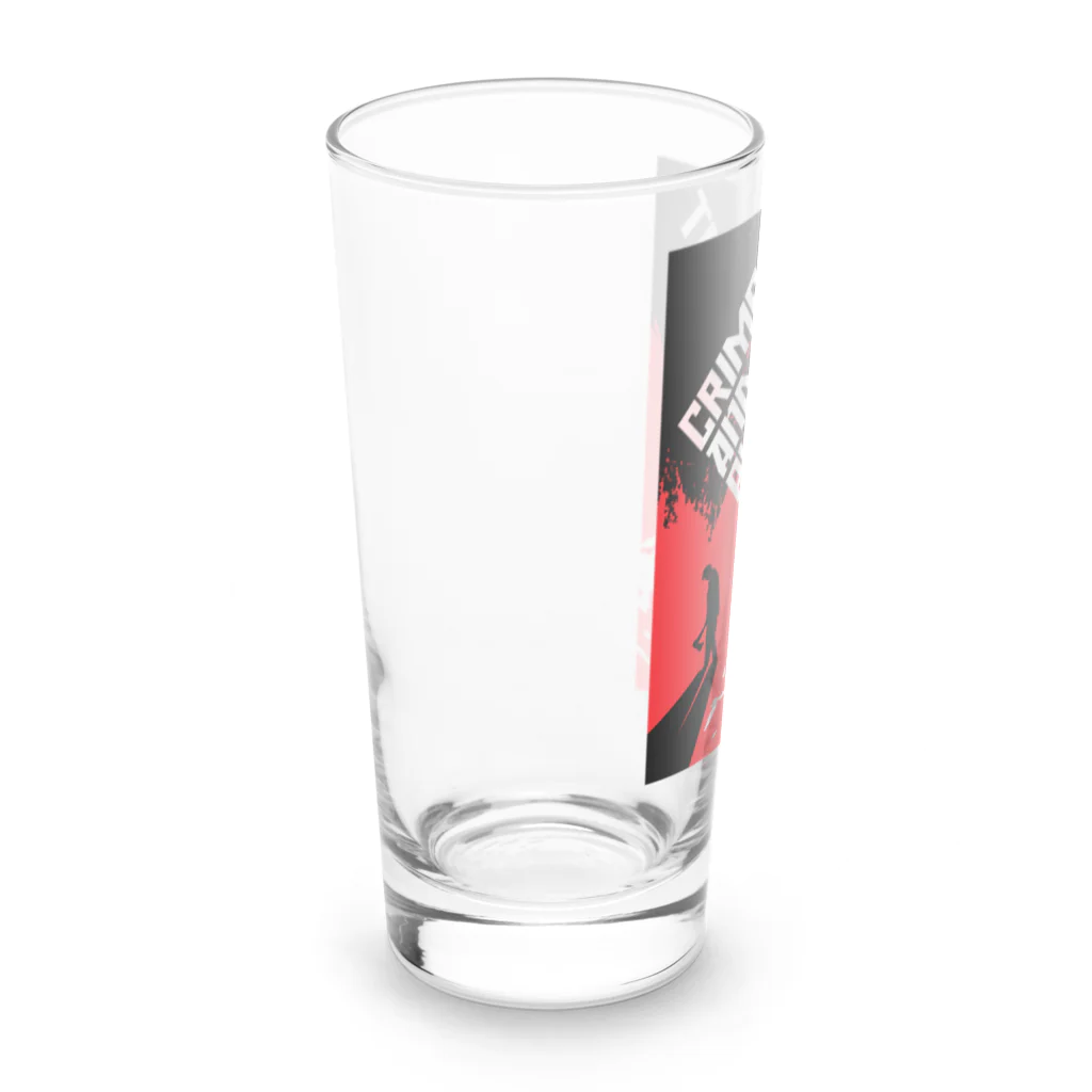 文豪館の罪と罰（CRIME AND PUNISHMENT）フョードル・ドストエフスキー・文豪・文学 Long Sized Water Glass :left