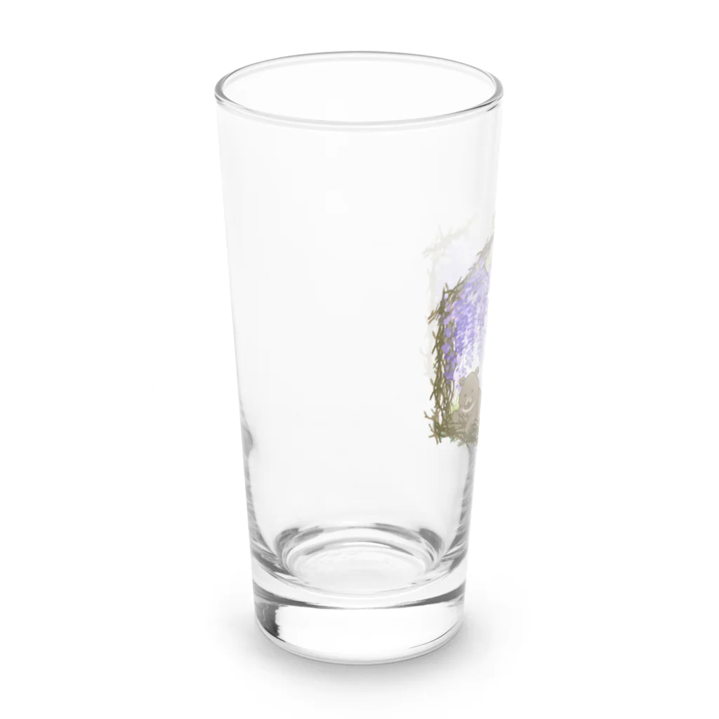 甘栗堂のふじベアさん　グラス Long Sized Water Glass :left