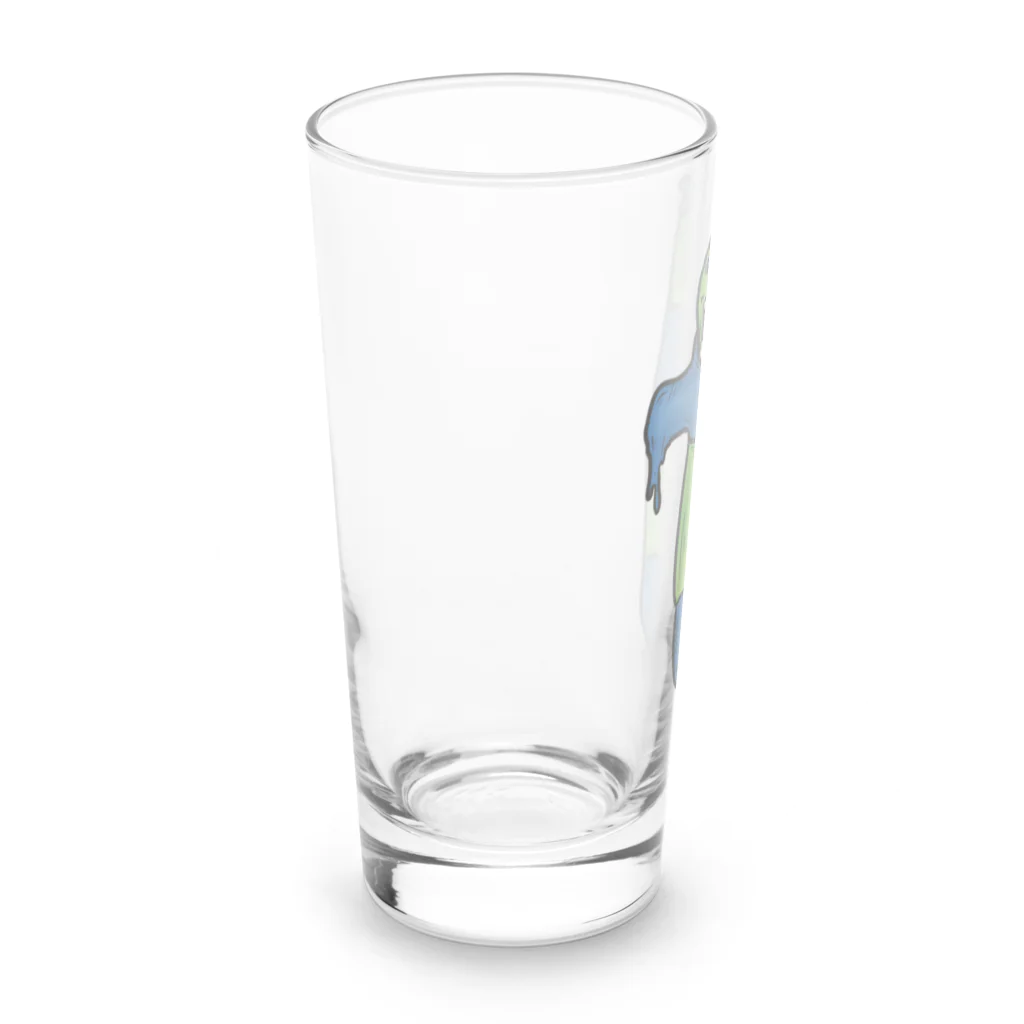 ヒロシオーバーダイブのゾンビなパンダ Long Sized Water Glass :left