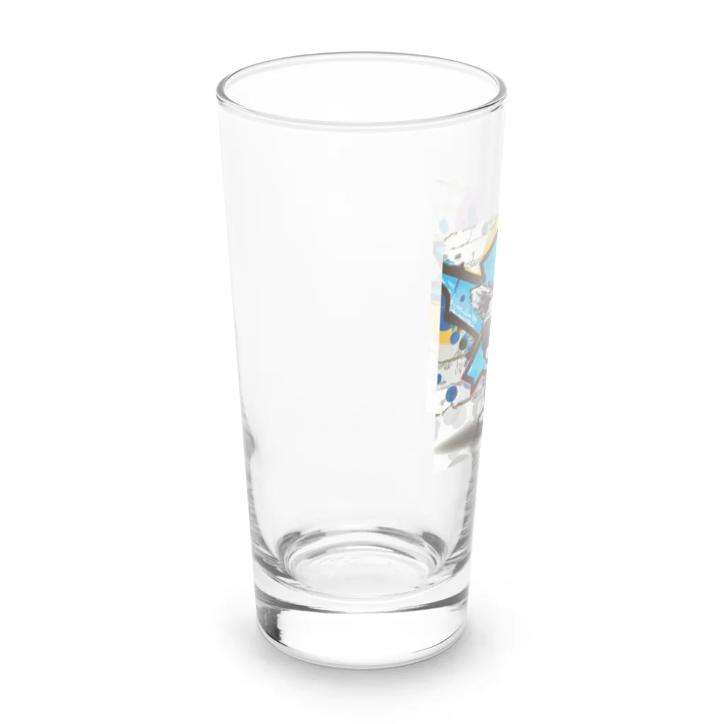 gearsARTのギャング犬 Long Sized Water Glass :left