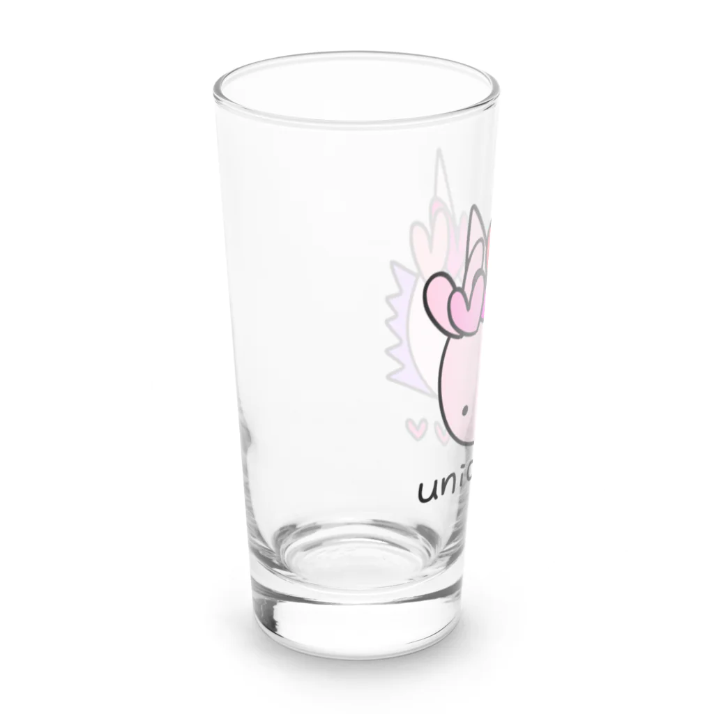 handmade asyouareのお嫁ユニコーン Long Sized Water Glass :left