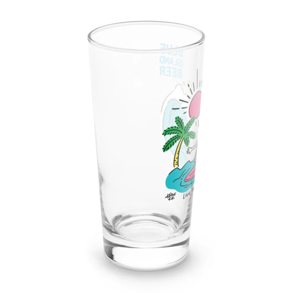 BLUE ISLAND BEER グッズストアのBLUE ISLAND SURFER Long Sized Water Glass :left