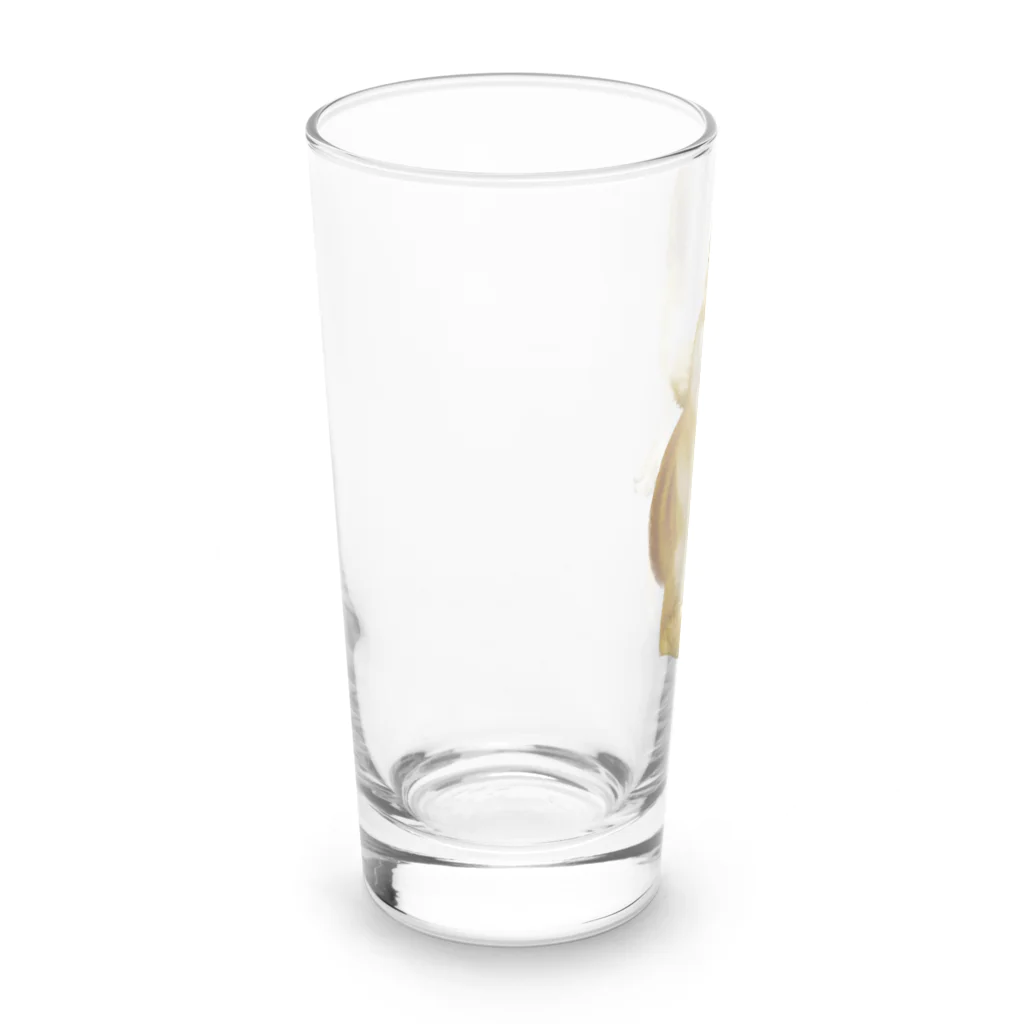 柴犬おかゆのグッズ販売店の柴犬おかゆ Long Sized Water Glass :left