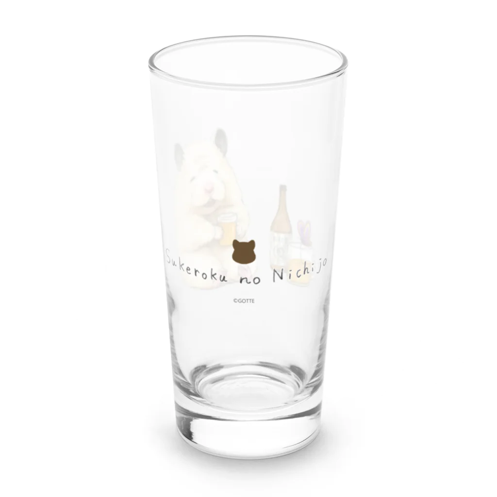 GOTTE🐹STOREの助六の日常（ビール） Long Sized Water Glass :left