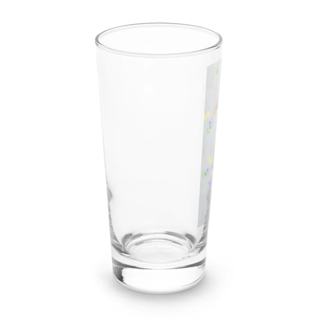 Charamaru Marketのあしあと（コンクリート） Long Sized Water Glass :left