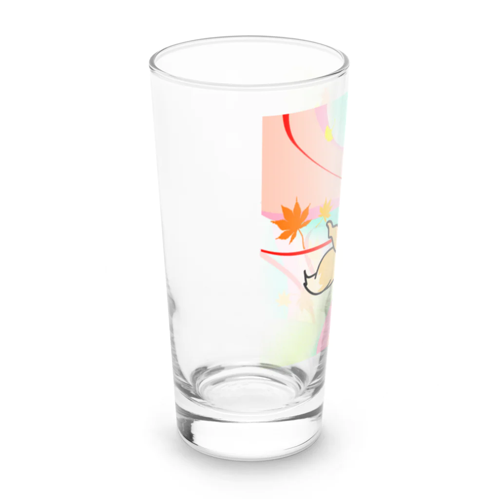 Wan-Wan-Oの紅々遊々 Long Sized Water Glass :left