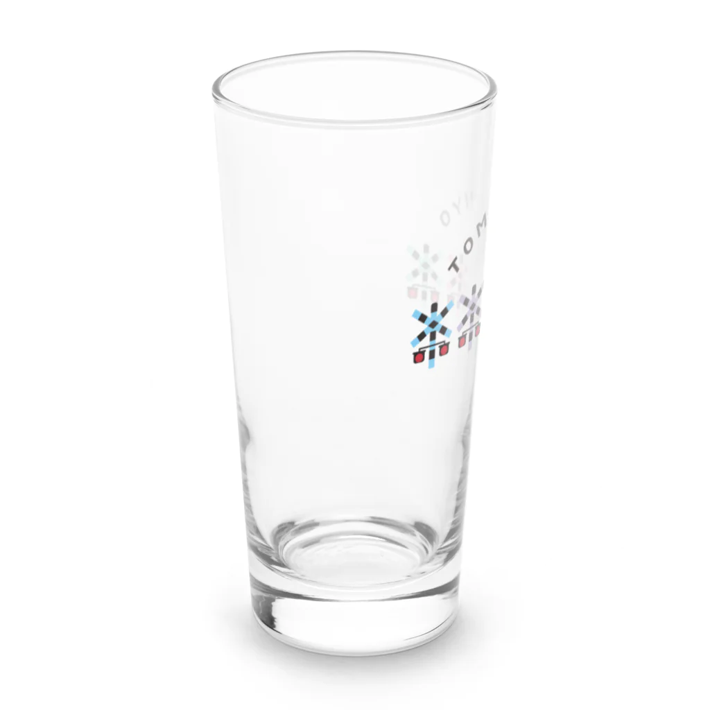 ふみきりさんのカラフルふみきり Long Sized Water Glass :left