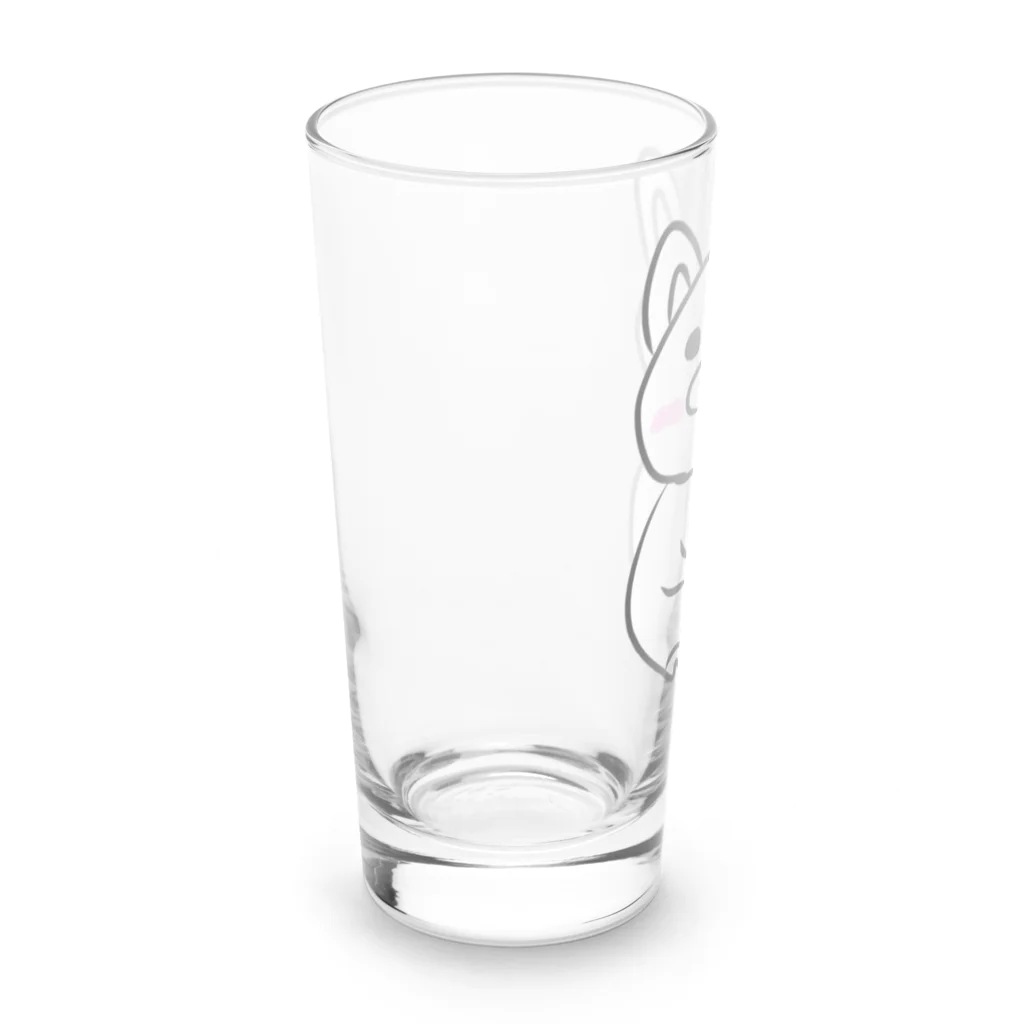 乾杯待ちのぶたの乾杯待ちのぶた　カラーver. Long Sized Water Glass :left