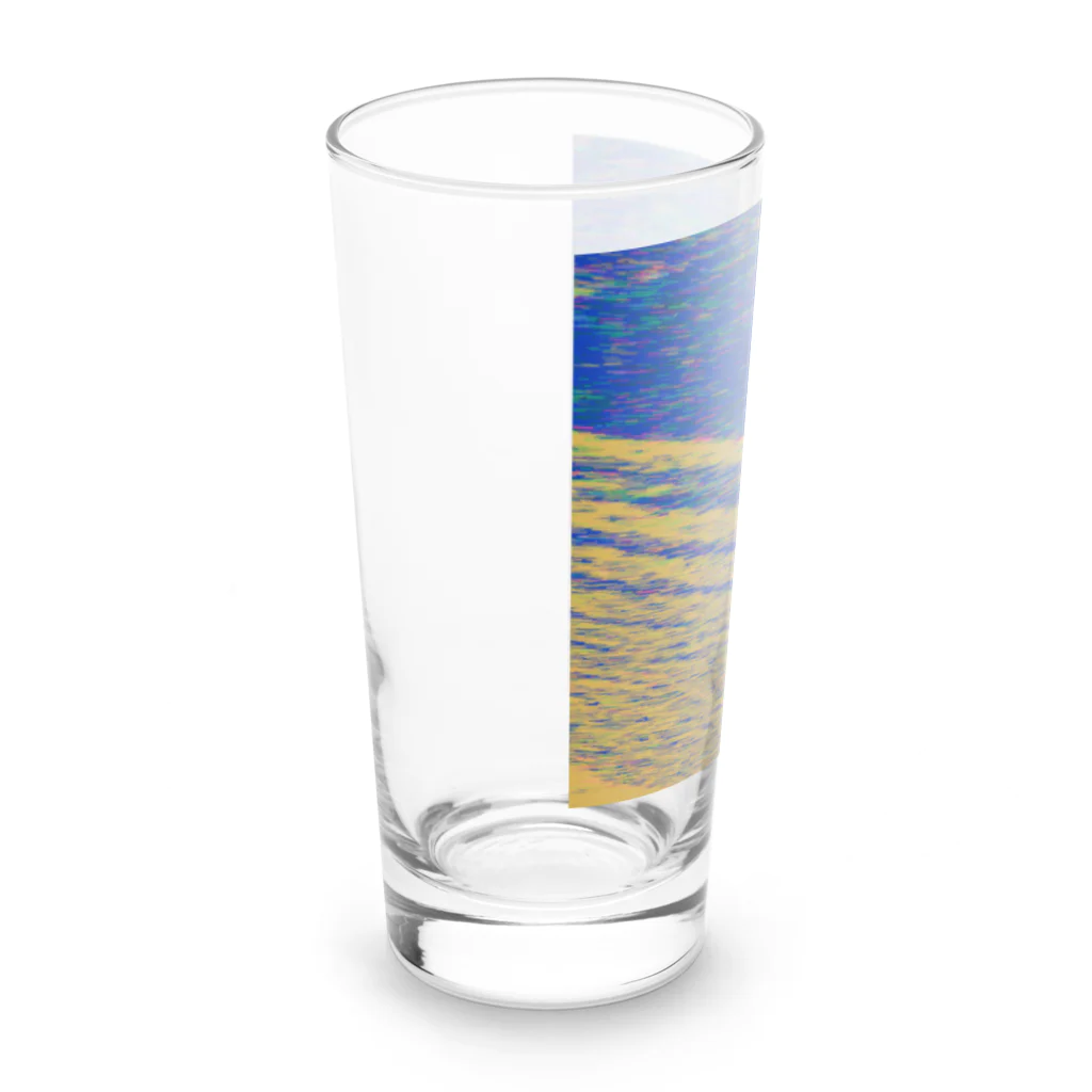 水草の波打ち際（夕暮れ） Long Sized Water Glass :left