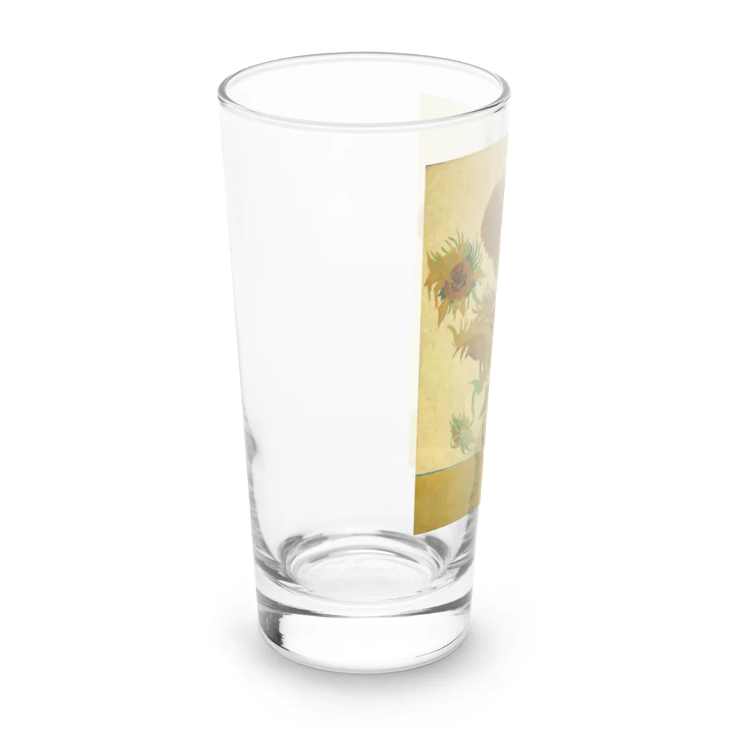 世界美術商店のひまわり / Sunflowers Long Sized Water Glass :left