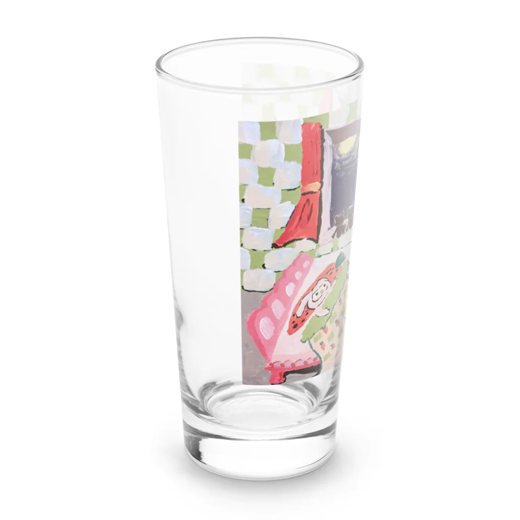 seater のうさぎのパジャマを着て Long Sized Water Glass :left