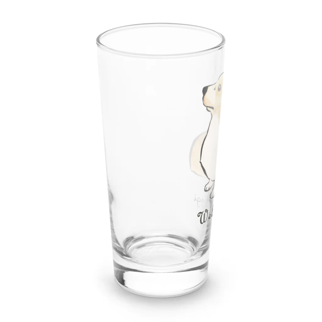 犬グッズの店しえるぶるーのコーギー　～犬種シリーズ～ Long Sized Water Glass :left