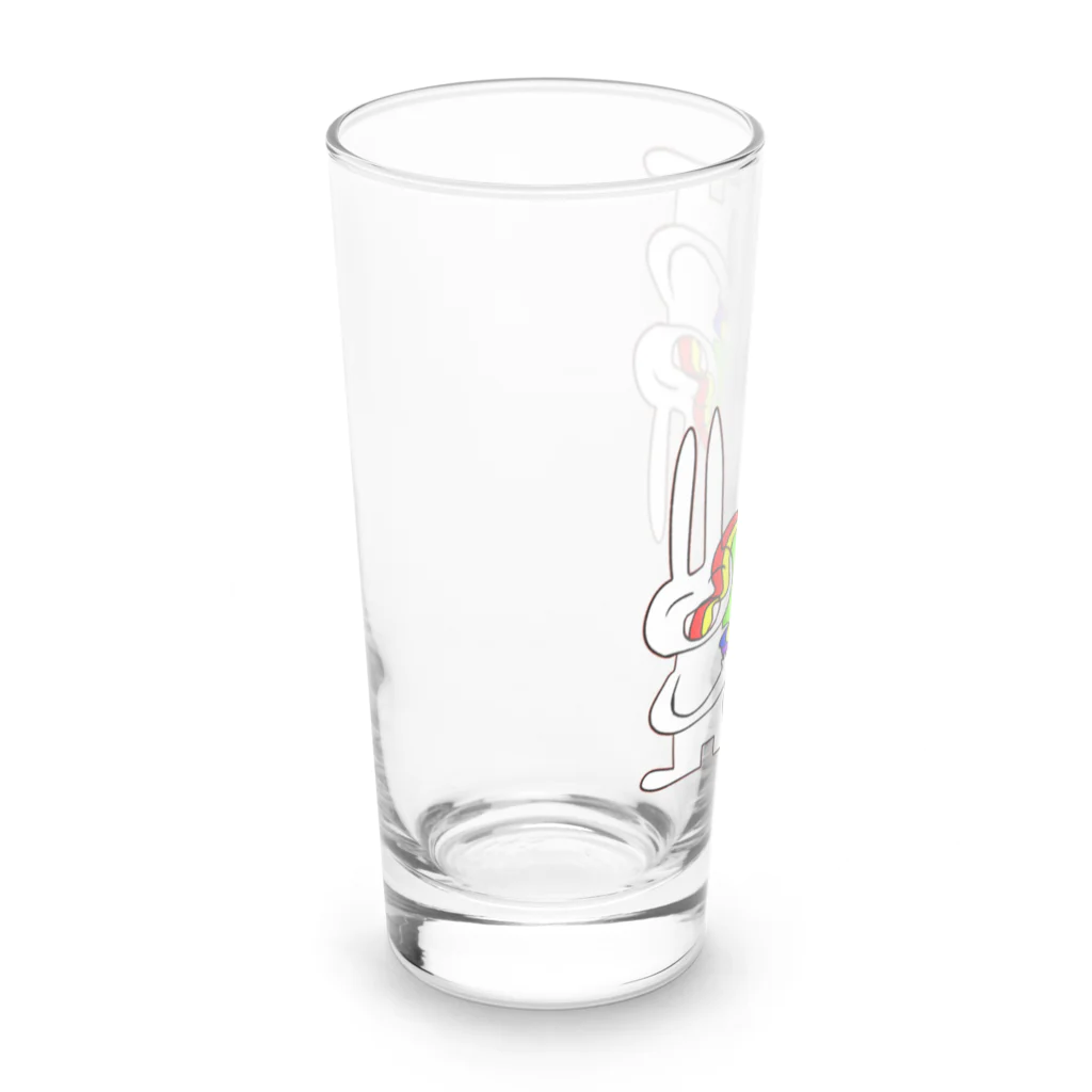 YOYOYORRRのらーめんうさぎ Long Sized Water Glass :left