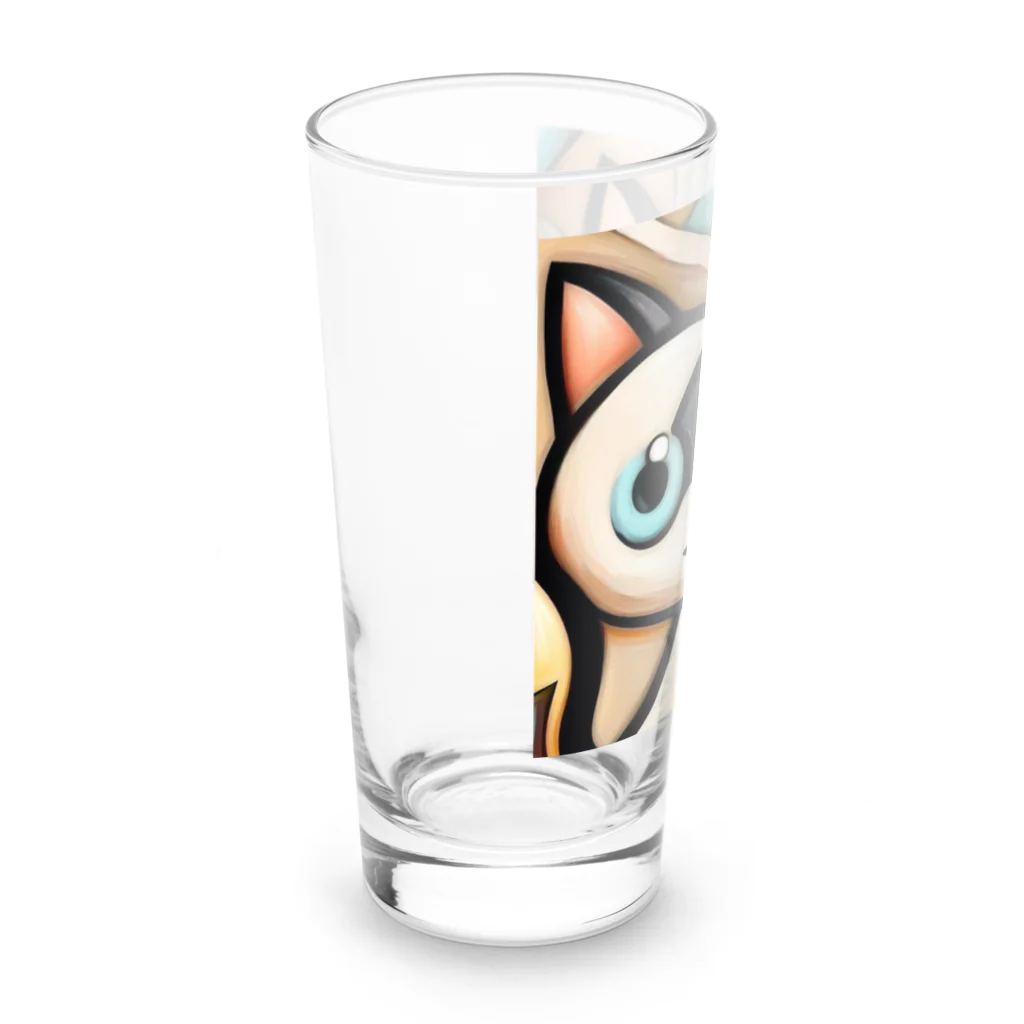 T2 Mysterious Painter's ShopのMysterious Cat Long Sized Water Glass :left