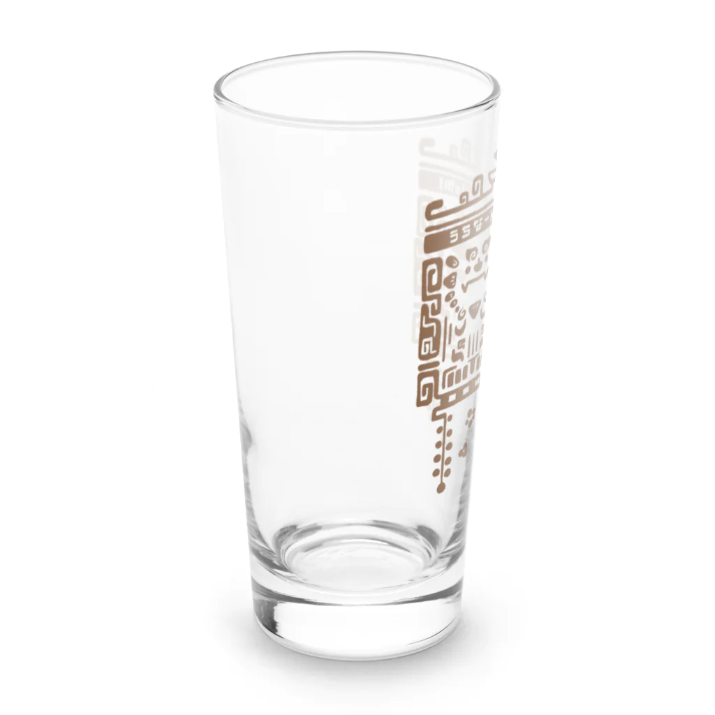 huroshikiの版画風シーサー Long Sized Water Glass :left