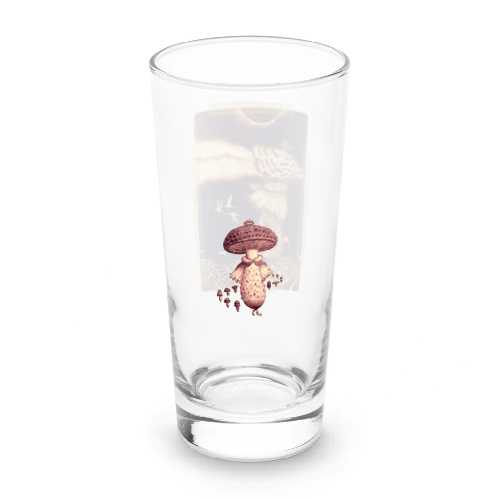 沈黙交易のキノコ王子の転生 Long Sized Water Glass :left