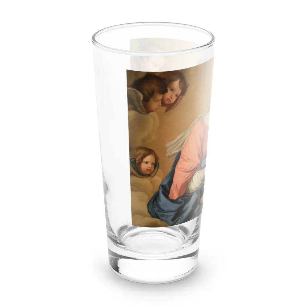 世界美術商店のマドンナと子供と天使たち / Madonna with Child and Angels Long Sized Water Glass :left