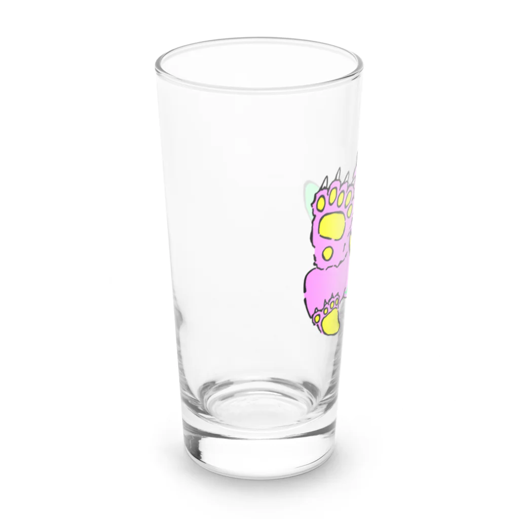 楽しいタカちゃんのくま吉がえる Long Sized Water Glass :left