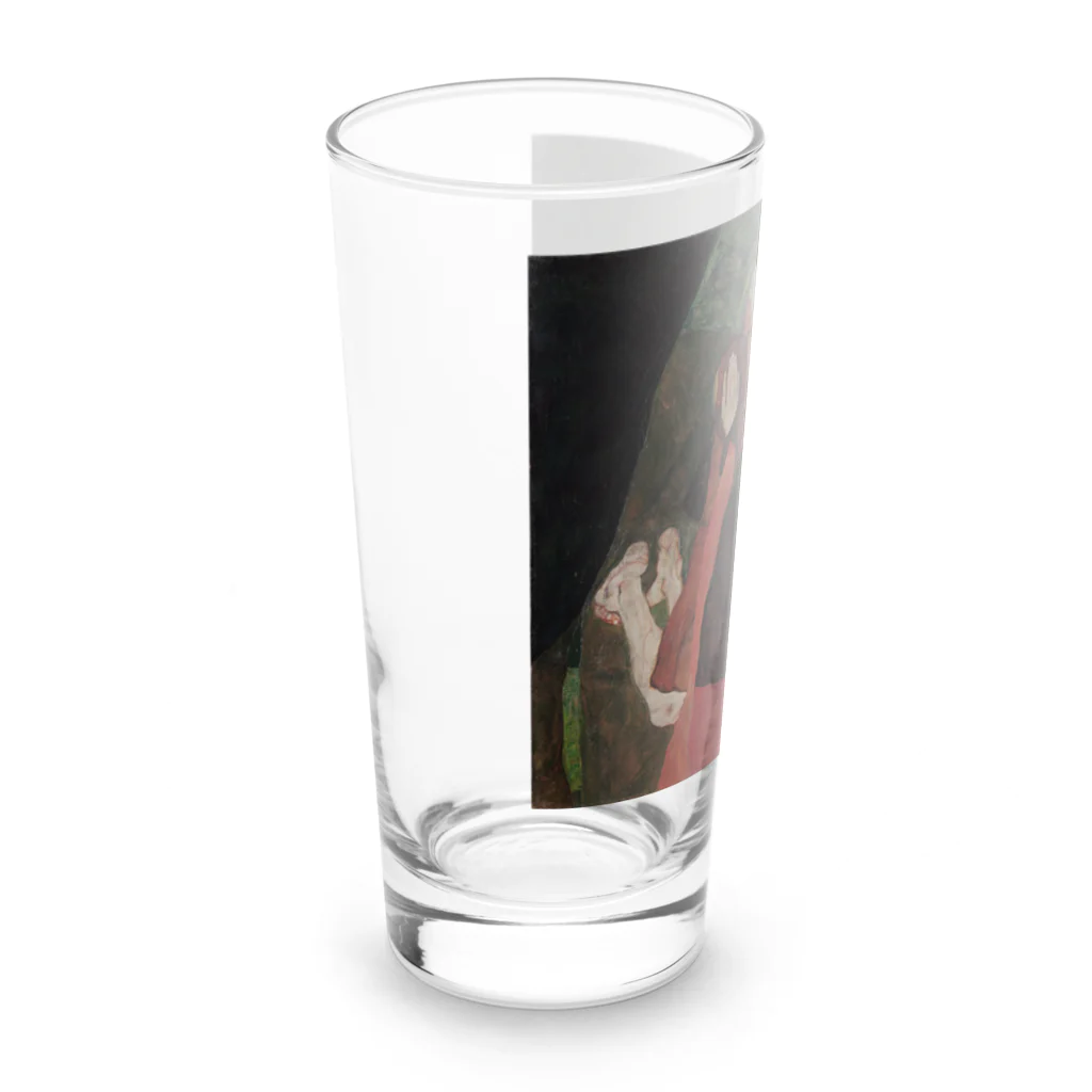 世界美術商店の枢機卿と尼僧(愛撫) / Cardinal and Nun (Caress) Long Sized Water Glass :left