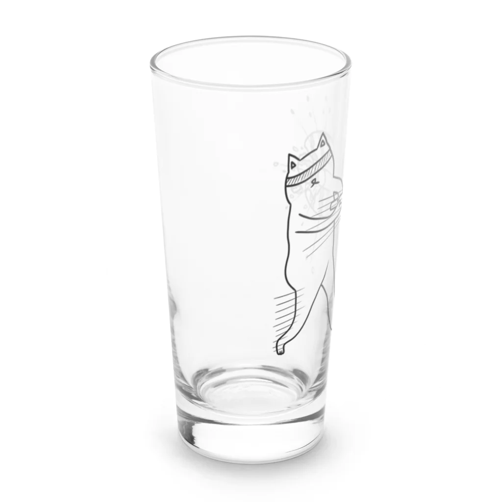 ヒロシオーバーダイブのフルスイングすいか割 Long Sized Water Glass :left