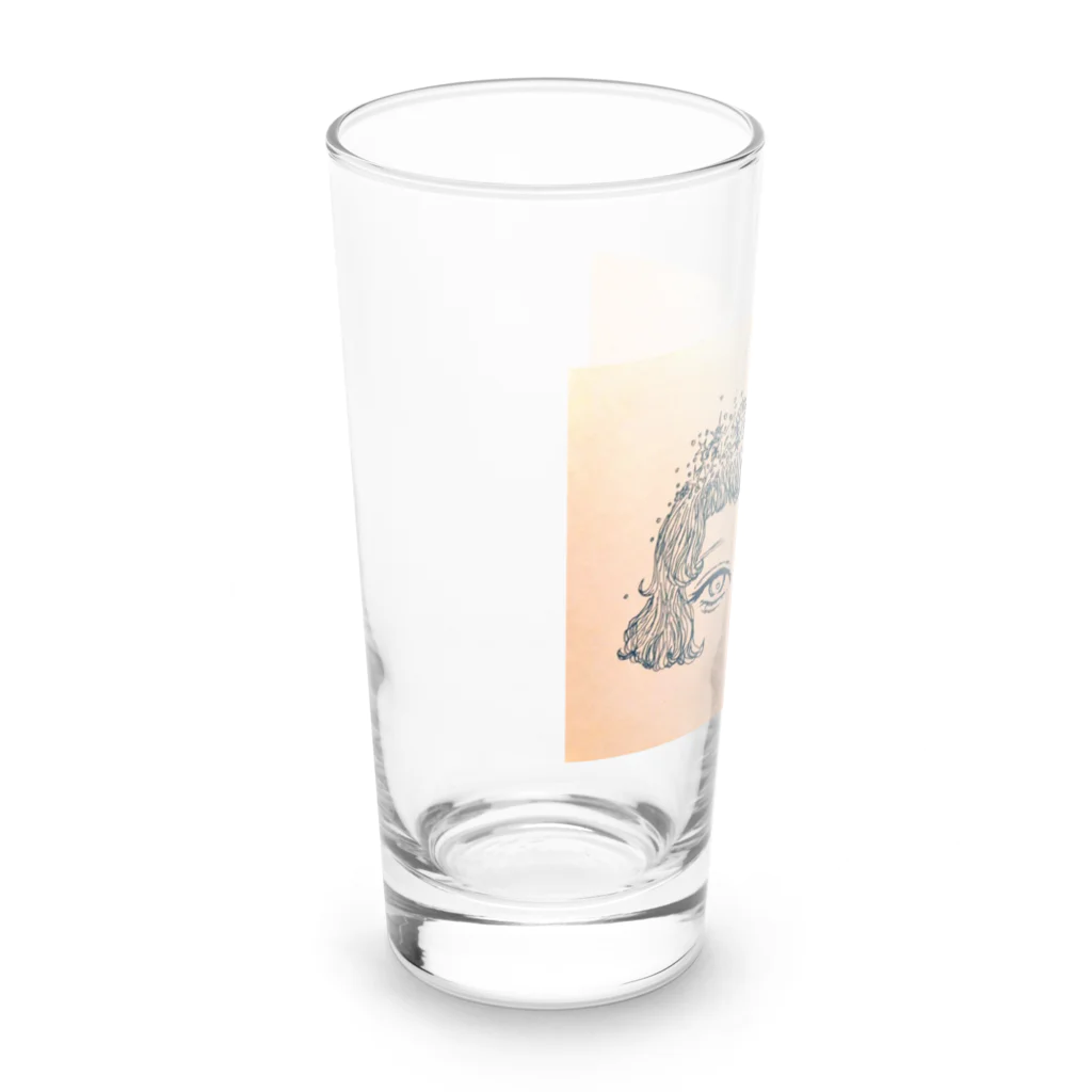 塩バターの絵空 Long Sized Water Glass :left