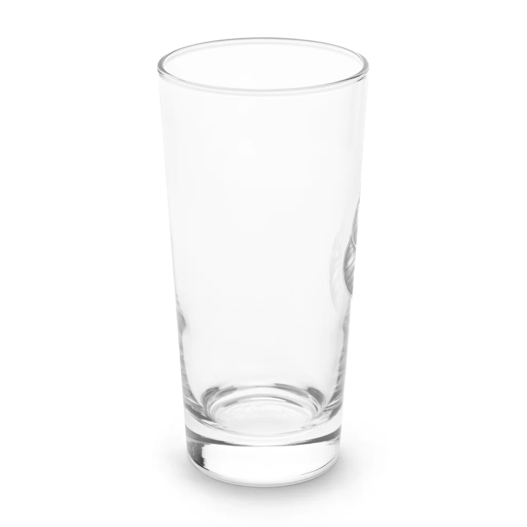 縄文ヨロコビトの巻き貝が好き Long Sized Water Glass :left