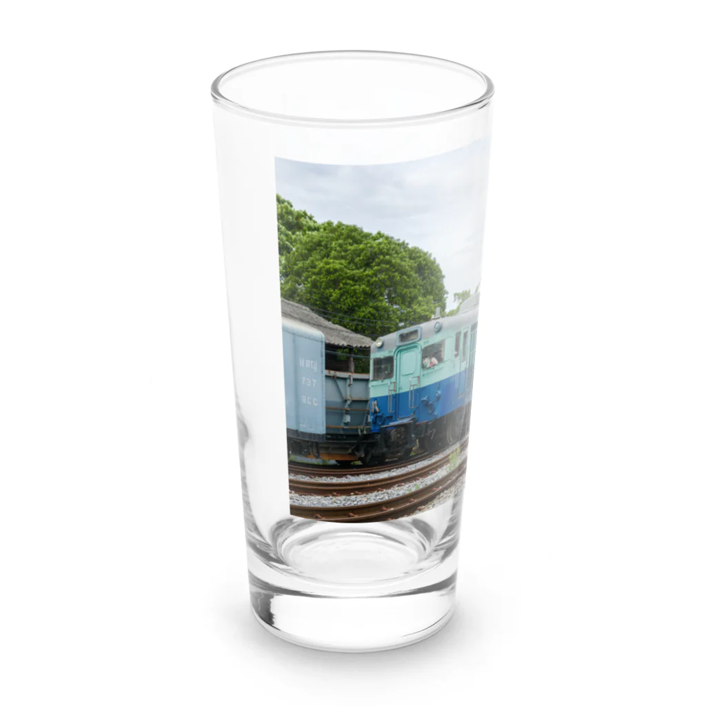 Second_Life_of_Railwaysの超貴重！タイ国鉄に残る現役のキハ５８系 Long Sized Water Glass :left