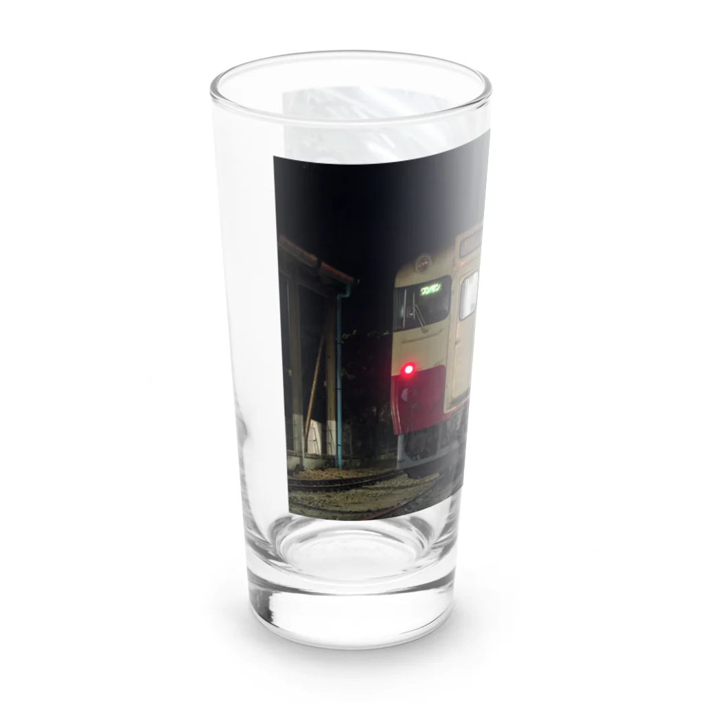 Second_Life_of_Railwaysの夜明け前のヤンゴン駅で出発を待つキハ40 Long Sized Water Glass :left