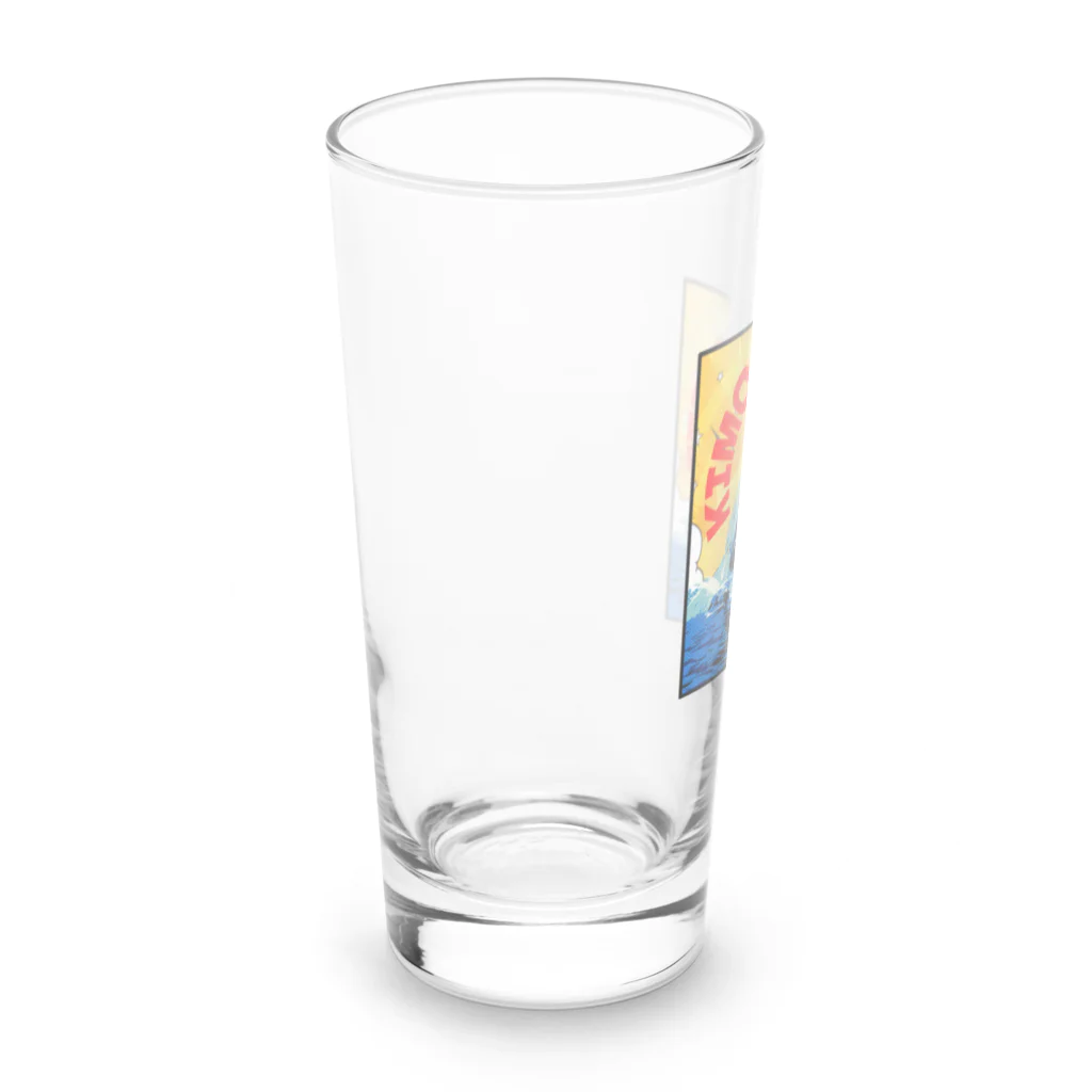 サウナの洋服屋さんの水風呂気持ち良い Long Sized Water Glass :left