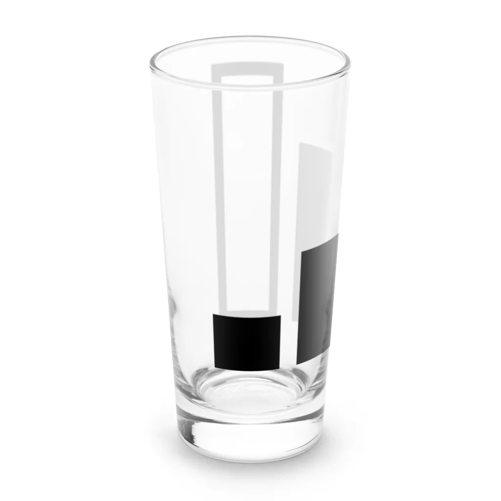 PyriteDesignのアンテナ3本【日用品】【横幅いっぱい】【デザイン色：黒】 Long Sized Water Glass :left