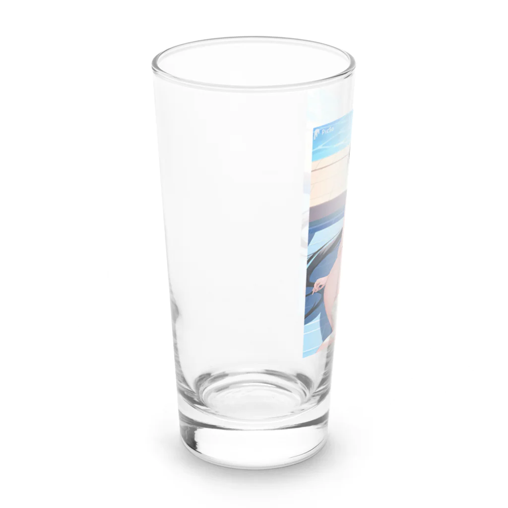 yukihumi-tougouの競泳水着少女 Long Sized Water Glass :left