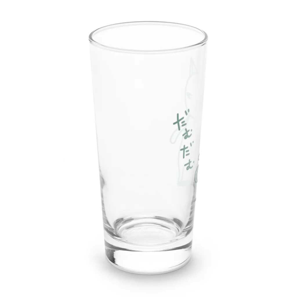 のほほん屋のバスケねこちゃん Long Sized Water Glass :left