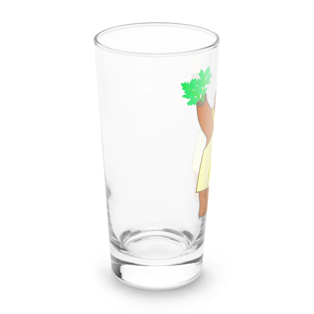 LalaHangeulの檀君神話 (단군신화)の熊さん Long Sized Water Glass :left