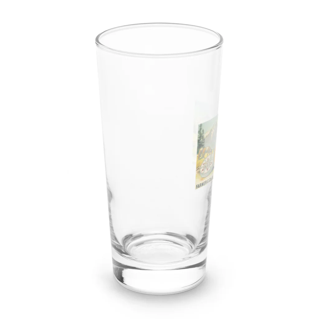 YS VINTAGE WORKSのスペインで販売されたスイスチーズ 1950年代　リトグラフ Long Sized Water Glass :left