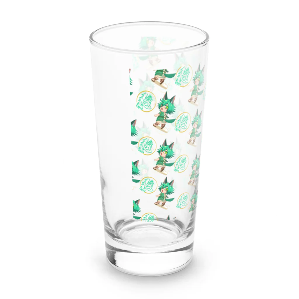 継内マコト☥𓃡☥の継内マコトとサインのやつ Long Sized Water Glass :left