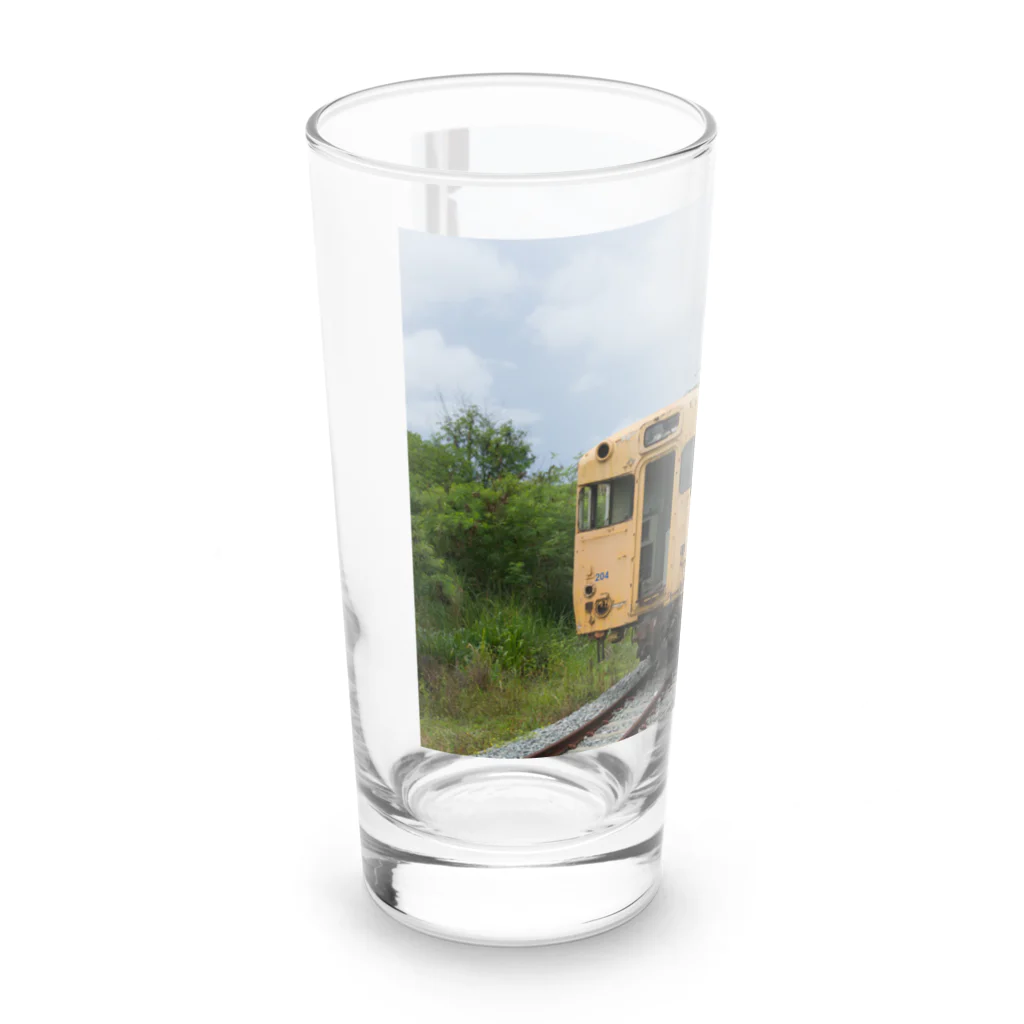Second_Life_of_Railwaysのタイ国鉄の車窓からキハ58の廃車体を見る Long Sized Water Glass :left