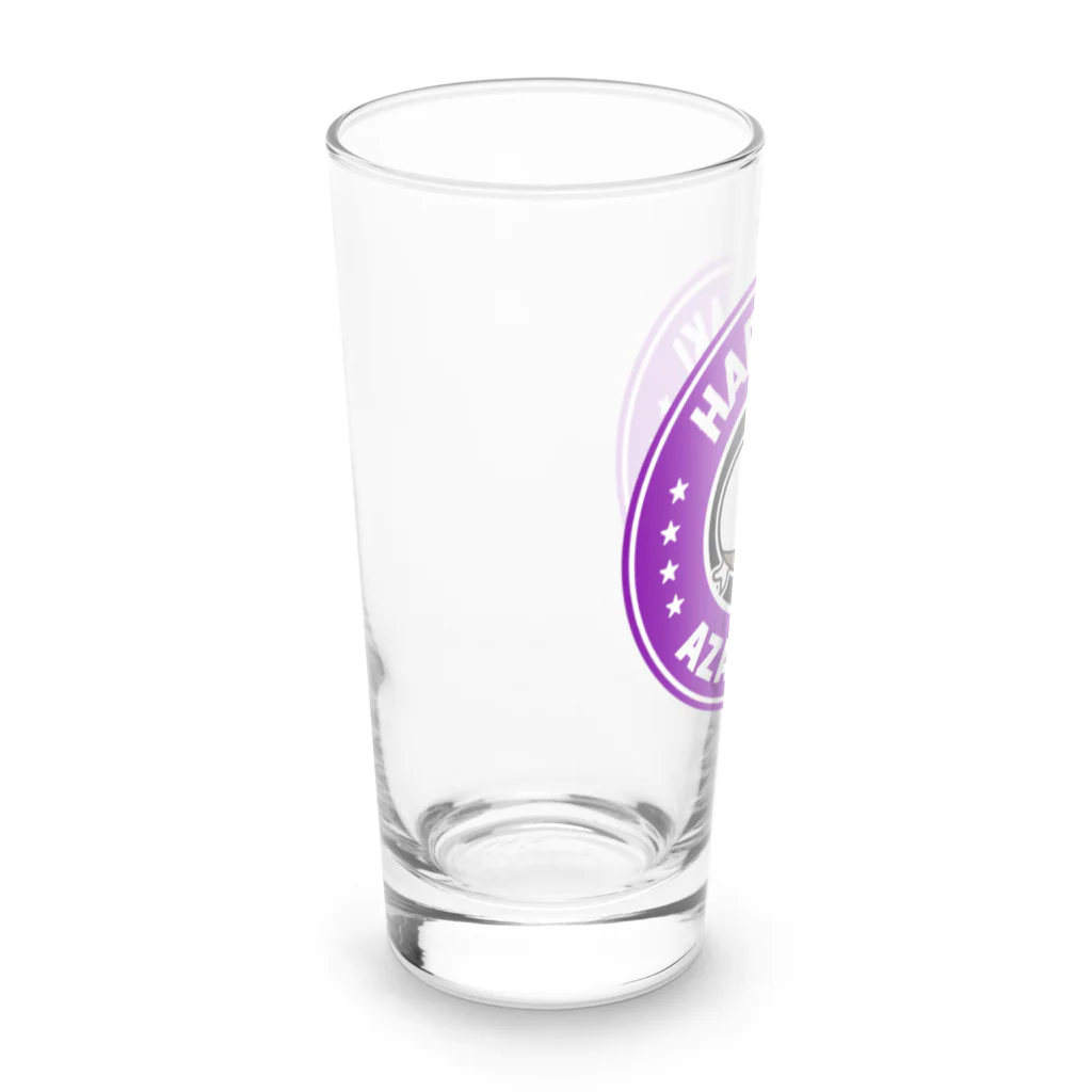 ken_ikedaの腹巻きアザラシ君(紫) Long Sized Water Glass :left