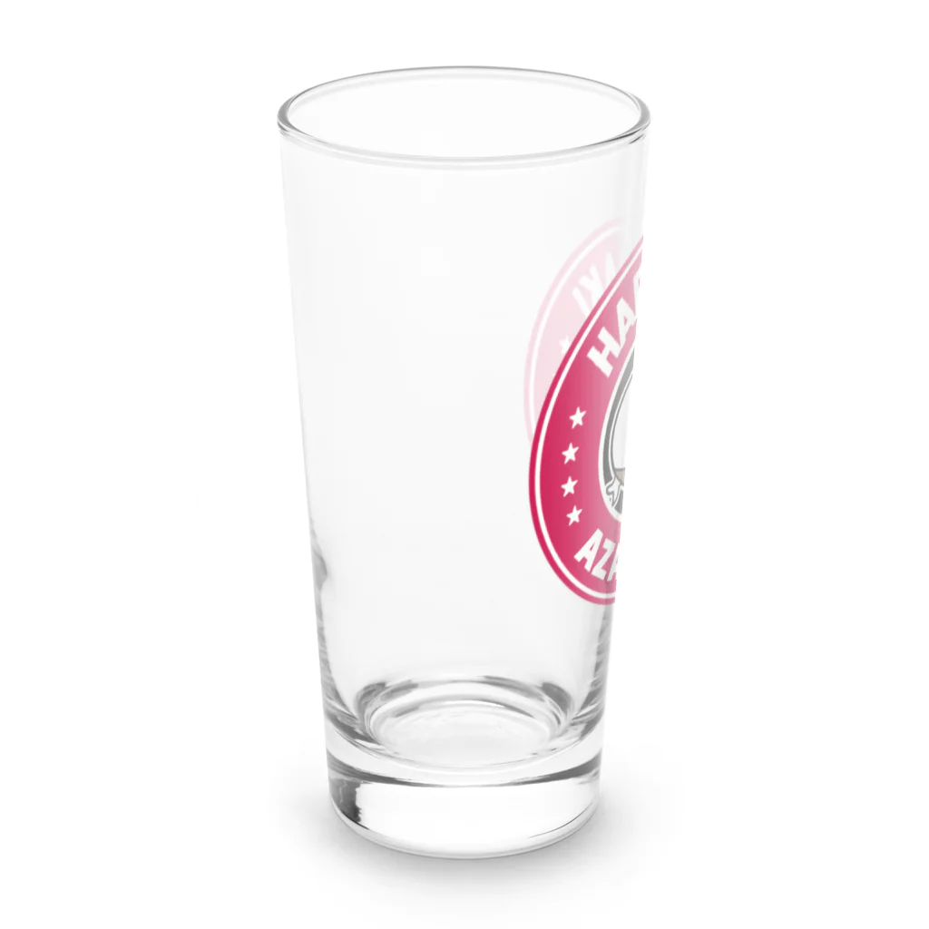 ken_ikedaの腹巻きアザラシ君(赤) Long Sized Water Glass :left