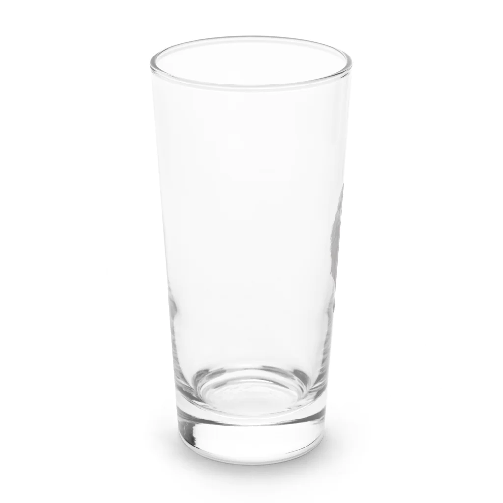 kanakoto24の黒ポメのフクちゃん Long Sized Water Glass :left