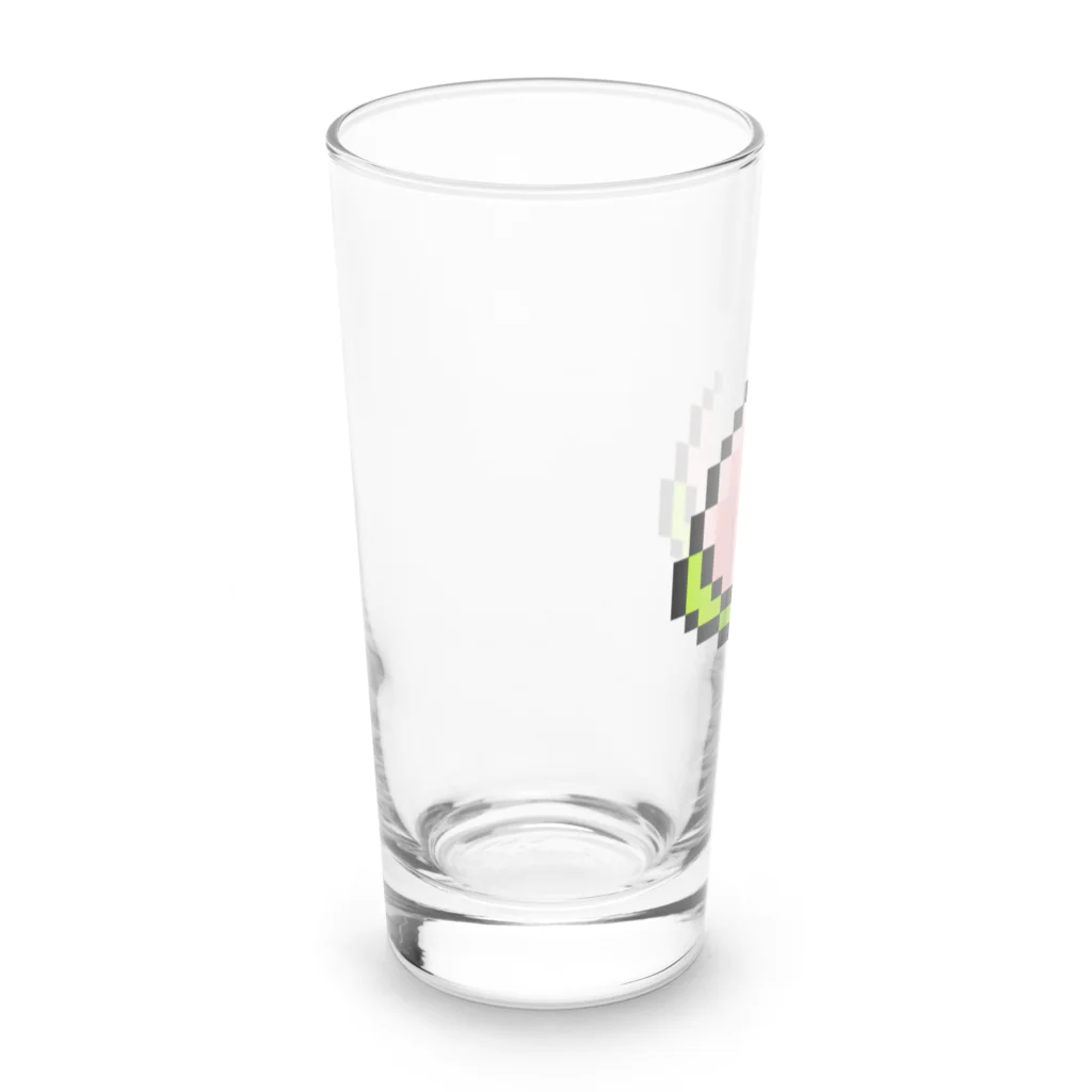 やきぱんのドット絵のもも Long Sized Water Glass :left