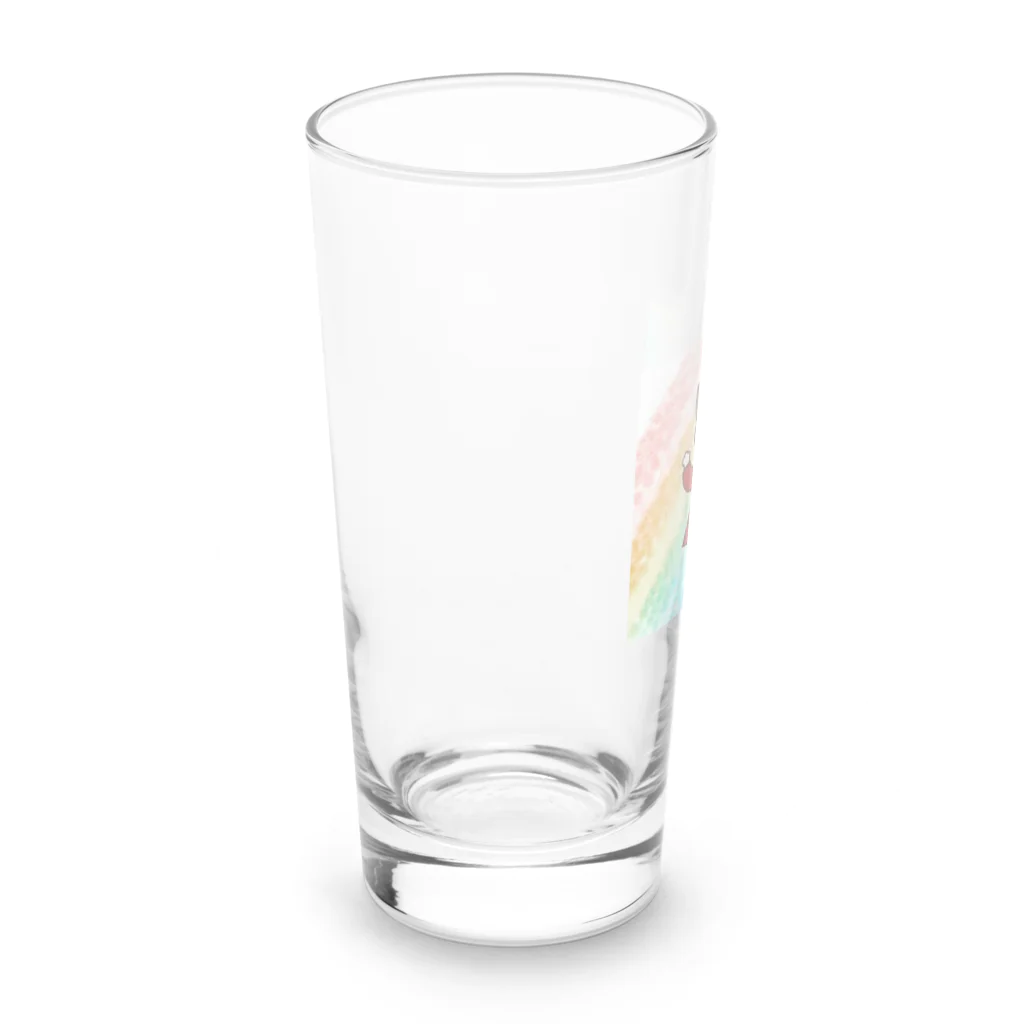 光のフラーレン33の虹のしたのみみちゃん Long Sized Water Glass :left